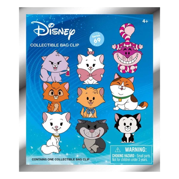 Llavero 3D de gatos serie 69, bolsa misterio - Disney