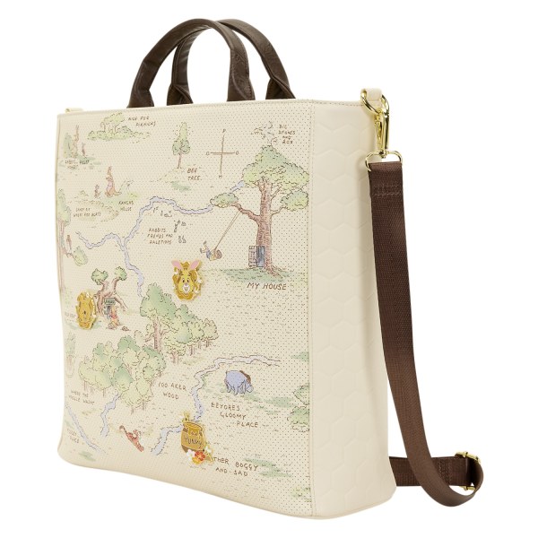 Bolsa Tote de Winnie the Pooh del Bosque de los Cien Acres - Disney Loungefly