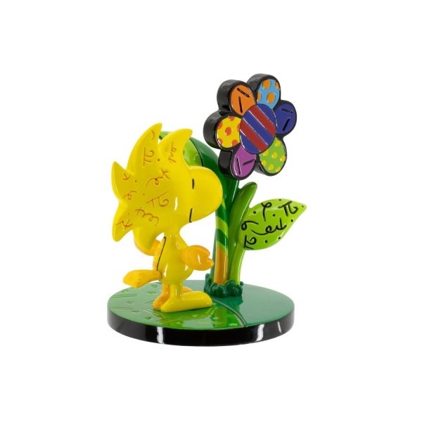MINI FIGURITA WOODSTOCK CON UNA FLOR - BRITTO PEANUTS