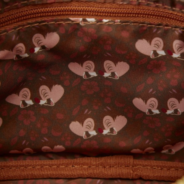 Bolso Bandolera de pana de Chip y Dale con monedero - Disney Loungefly