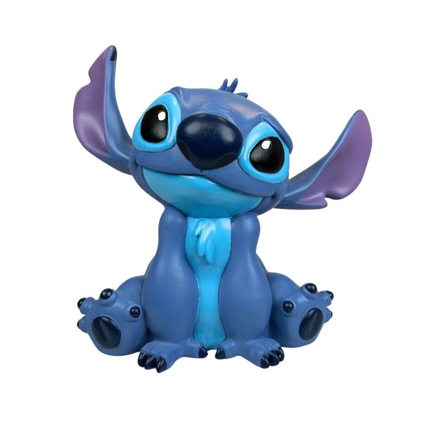 Pequeñas estatua de jardín 3D de Stitch con orejas levantadas – Disney