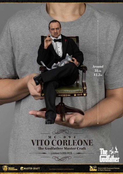 Figura de Vito Corleone de El Padrino, Master Craft, 31 cm