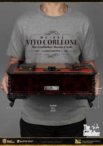Figura de Vito Corleone de El Padrino, Master Craft, 31 cm