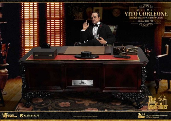 Figura de Vito Corleone de El Padrino, Master Craft, 31 cm