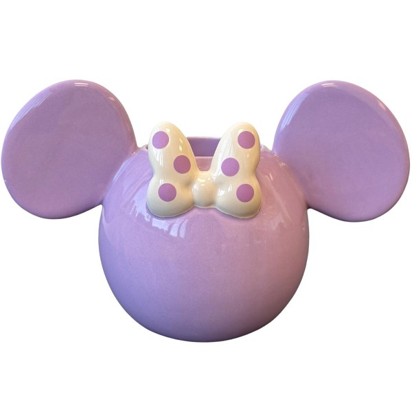 Maceta 3D Minnie morada 5 cm – Disney