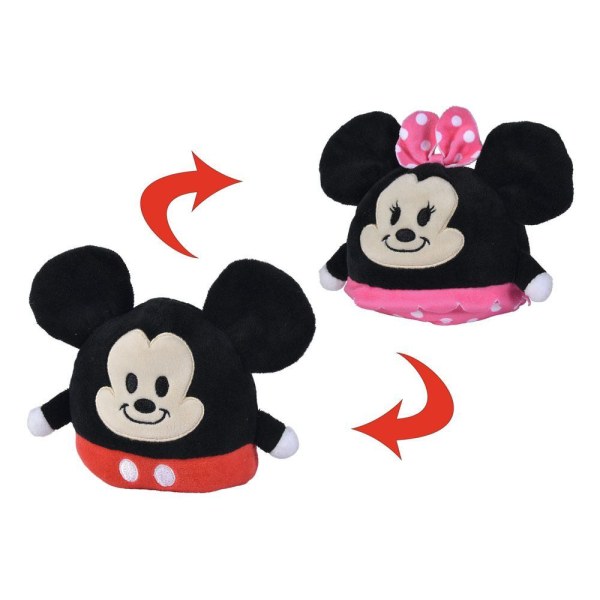 Peluche reversible de Mickey/Minnie de 8 cm - Disney