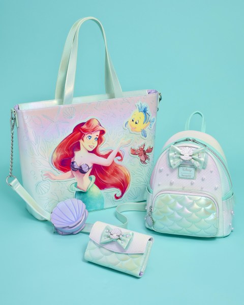 Mini Mochila Perla Iridiscente - Disney Loungefly La Sirenita