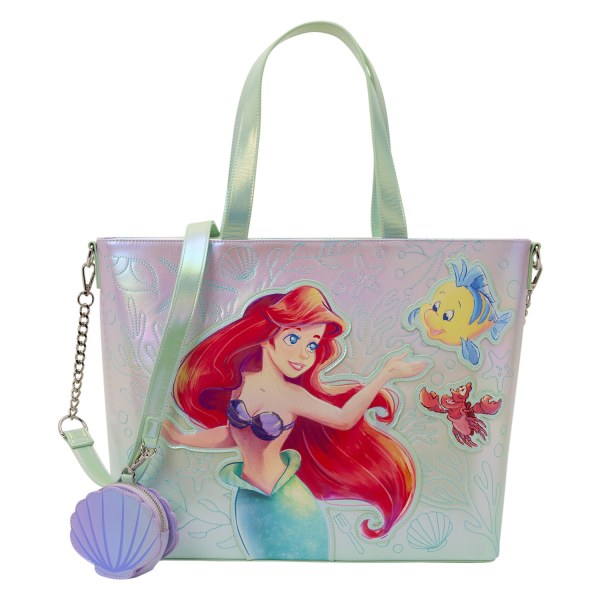 Bolsa Tote con monedero de Ariel y Flounder - Disney Loungefly La Sirenita