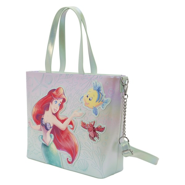 Bolsa Tote con monedero de Ariel y Flounder - Disney Loungefly La Sirenita