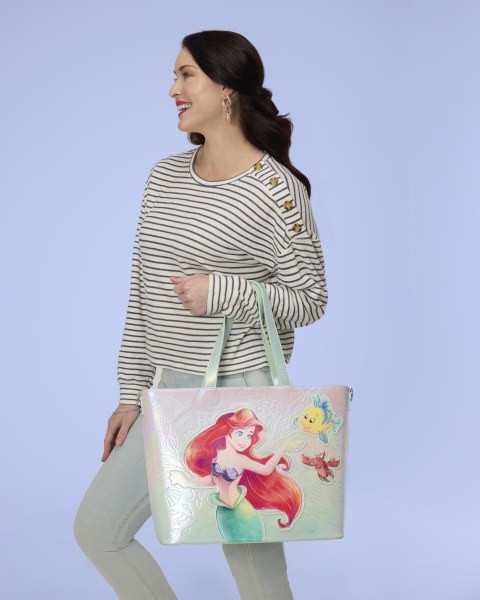 Bolsa Tote con monedero de Ariel y Flounder - Disney Loungefly La Sirenita