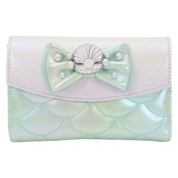 Cartera con solapa de perlas iridiscentes - Disney Loungefly La Sirenita