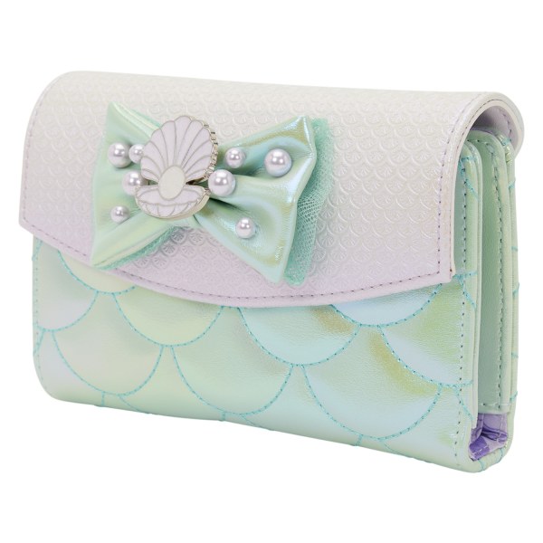 Cartera con solapa de perlas iridiscentes - Disney Loungefly La Sirenita