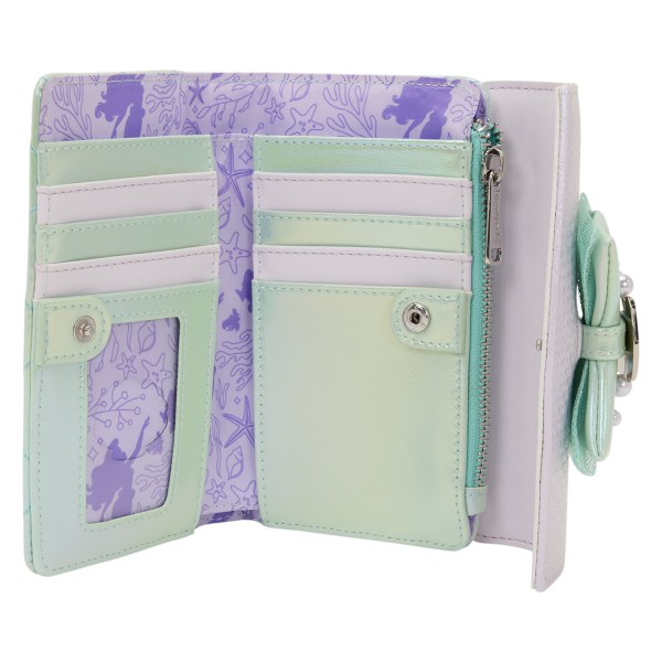 Cartera con solapa de perlas iridiscentes - Disney Loungefly La Sirenita