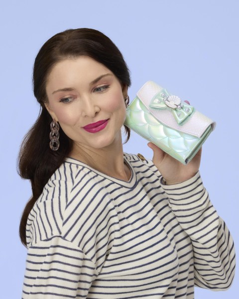 Cartera con solapa de perlas iridiscentes - Disney Loungefly La Sirenita