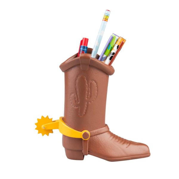 Portalápices con forma de bota de Woody de Toy Story y set de Artículos De Papelería – 16 cm