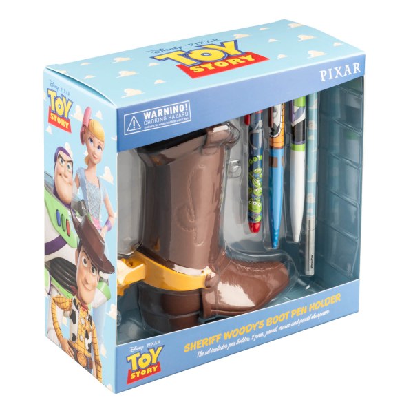 Portalápices con forma de bota de Woody de Toy Story y set de Artículos De Papelería – 16 cm