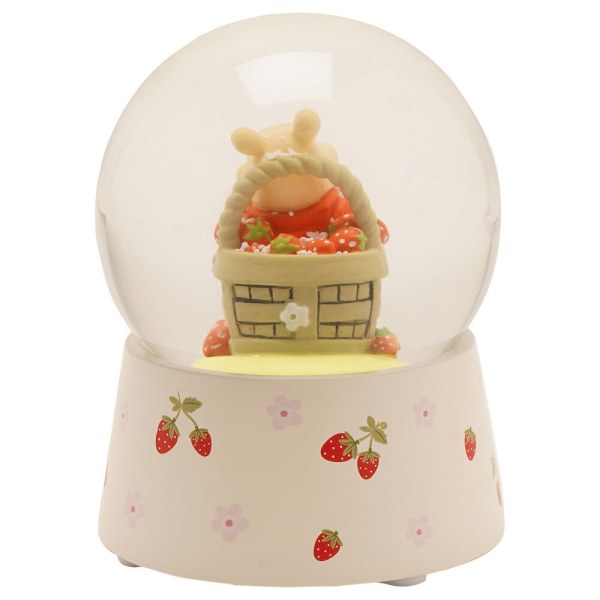 Globo de nieve de Winnie fresas - Disney Winnie the Pooh