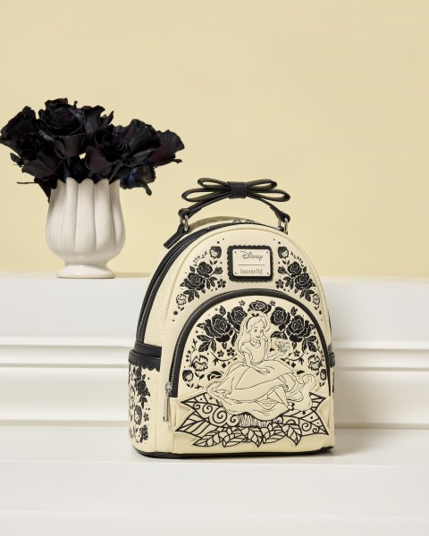 Mini Mochila floral bordada de Alicia en el País de las Maravillas - Disney Loungefly