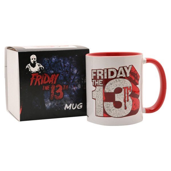 Taza con el logo de Viernes 13, 325 ml.