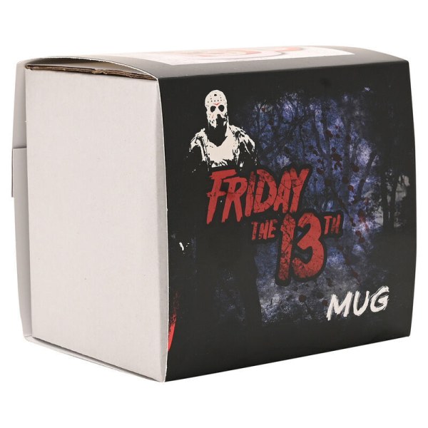Taza con el logo de Viernes 13, 325 ml.