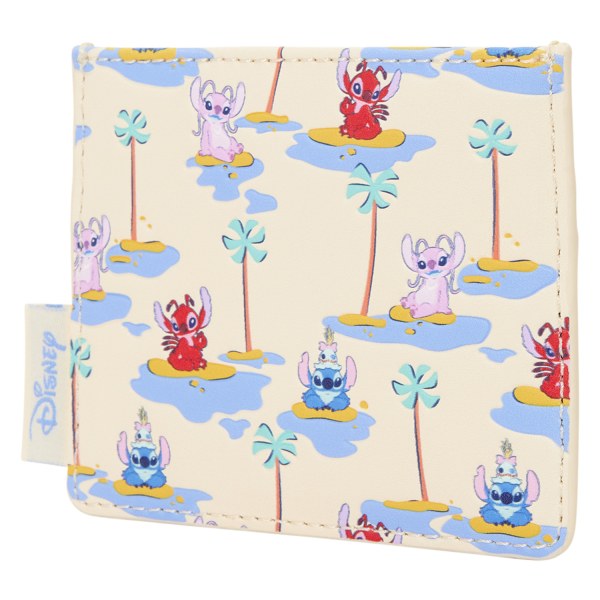 Portatarjetas de Stitch , Angel y Leroy - Disney Loungefly Lilo & Stitch