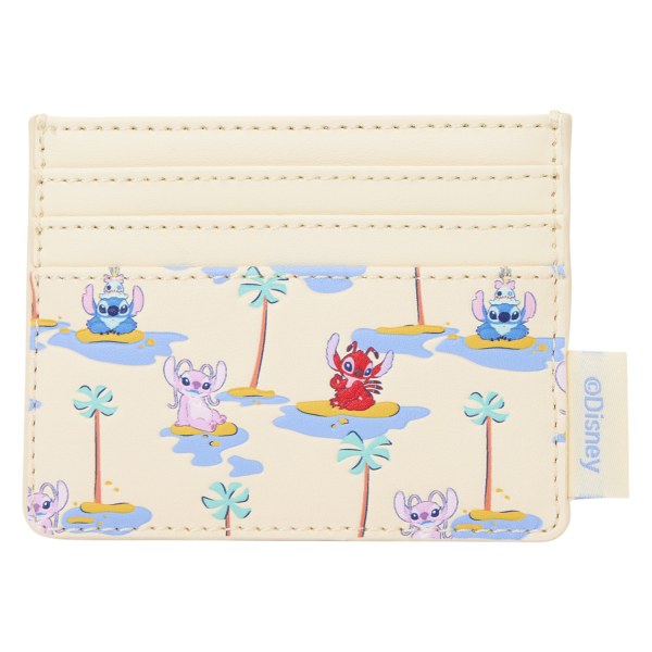 Portatarjetas de Stitch , Angel y Leroy - Disney Loungefly Lilo & Stitch