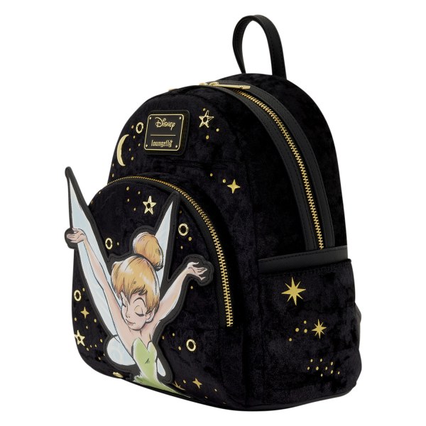 Mini Mochila de terciopelo con polvo de hadas de Campanilla - Disney Loungefly Peter Pan