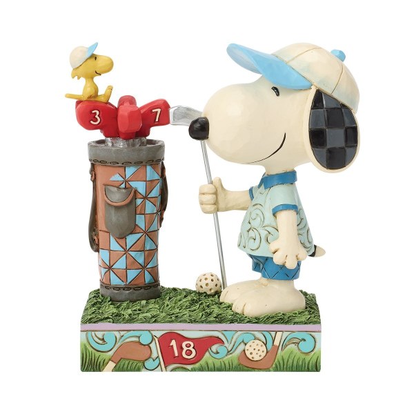 Snoopy y Woodstock jugando al golf - Peanuts