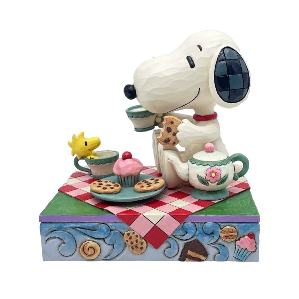 Té y dulces de Snoopy y Woodstock de Hallmark - Jim Shore
