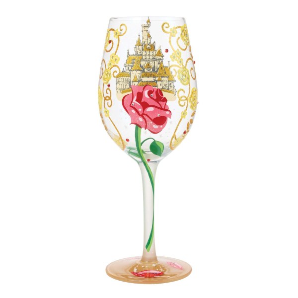 "VALIENTE COMO UNA ROSA" COPA DE VINO BELLA - DISNEY LOLITA