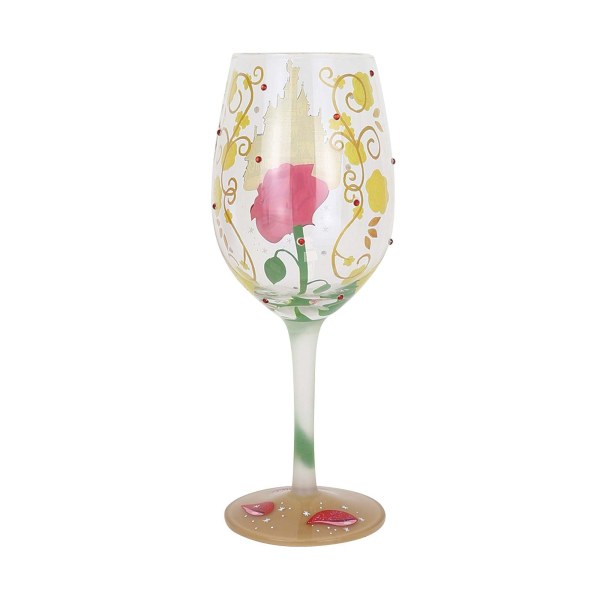 "VALIENTE COMO UNA ROSA" COPA DE VINO BELLA - DISNEY LOLITA