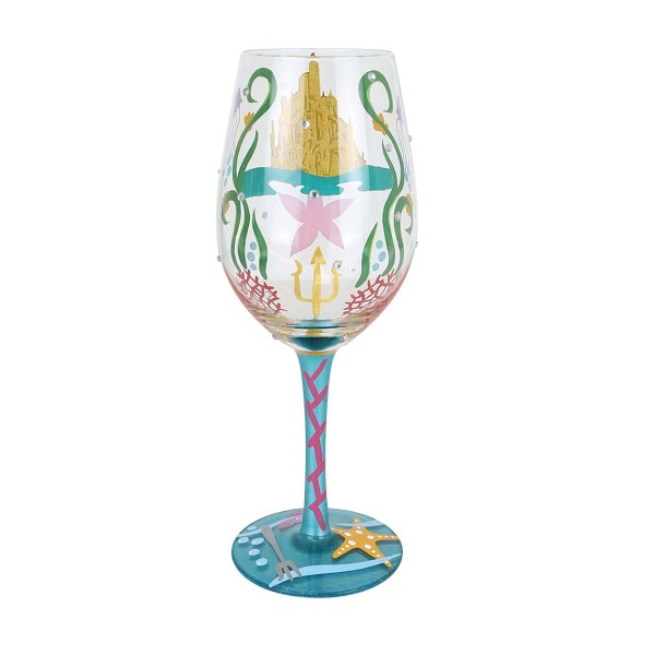 "CORRE TU PROPIA OLA" COPA DE VINO ARIEL - DISNEY LOLITA