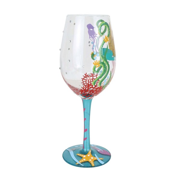 "CORRE TU PROPIA OLA" COPA DE VINO ARIEL - DISNEY LOLITA