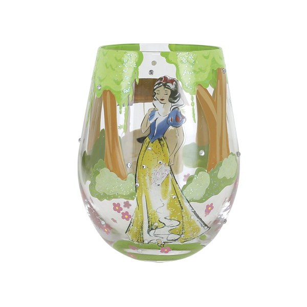 VASO SIN PIE BLANCANIEVES «Y FUERON FELICES PARA SIEMPRE» - DISNEY LOLITA