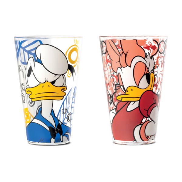 Juego de 2 vasos de 310 ml de Donald y Daisy - Egan Disney Home
