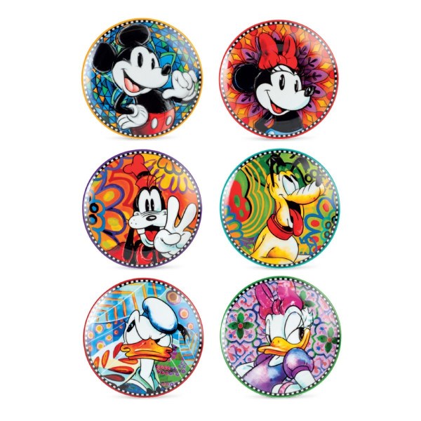 Juego de 6 platos de postre surtidos - Egan Disney Home