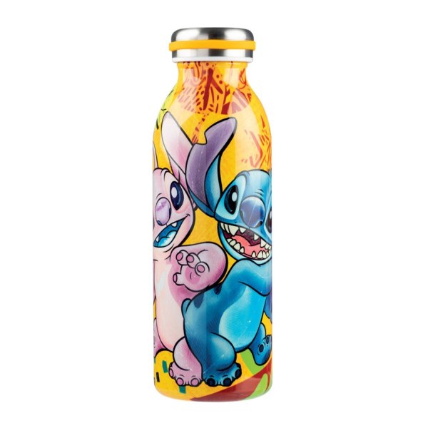 Botella de agua Angel & Stitch amarilla 500ml - Egan Disney Home