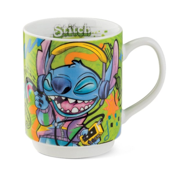 Taza Stitch verde 350ml - Egan Disney Home