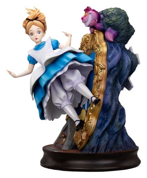 Alicia en el País de las Maravillas y el Gato de Cheshire - Estatua de Master Craft