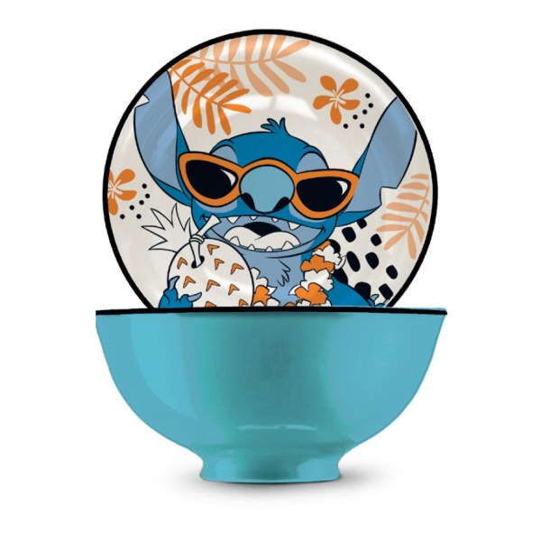 Bol pequeño Stitch azul 300 ml - Egan Disney Home