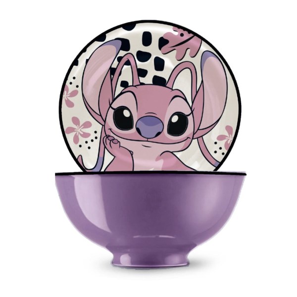 Bol pequeño rosa ángel 300 ml - Egan Disney Home