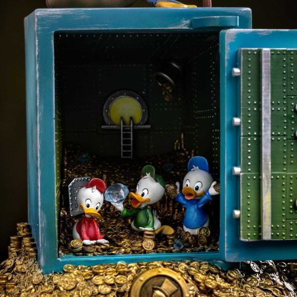 Iron Studios - Estatuilla de DuckTales a 10 - Tío Scrooge Mcpato y sus sobrinos