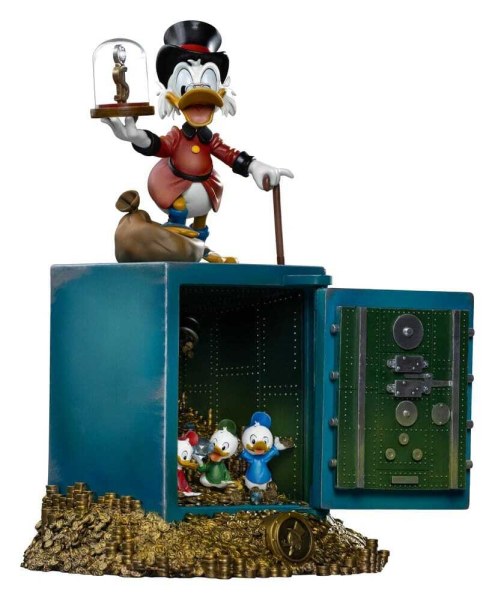 Iron Studios - Estatuilla de DuckTales a 10 - Tío Scrooge Mcpato y sus sobrinos