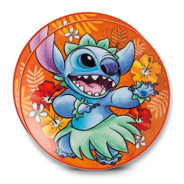 Juego de 2 platos de postre Stitch naranja - Egan Disney Home