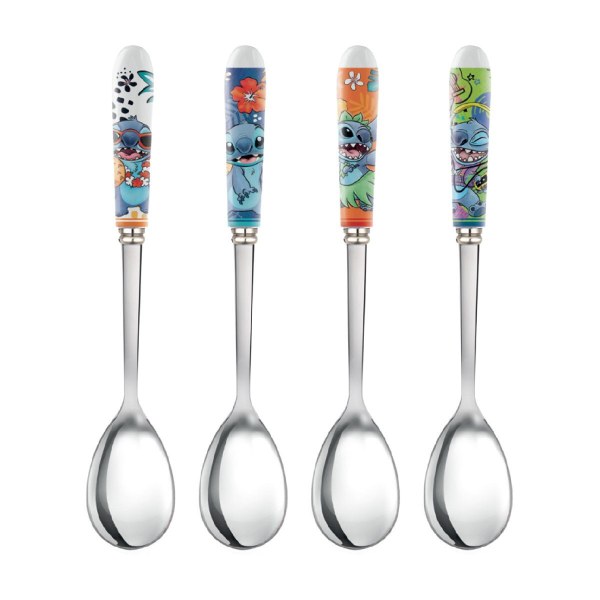 Juego de 4 piezas de cucharillas de té Stitch - Egan Disney Home