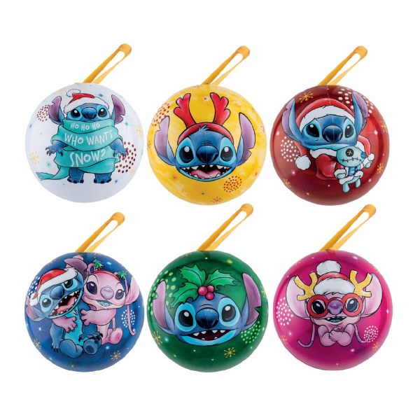 Lilo y Stitch - Adorno Navidad colgante de metal con Stitch aleatorio - Egan Disney Home