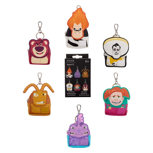 Llavero Charm Mini Mochila Mistério Rivales - Disney Pixar Loungefly