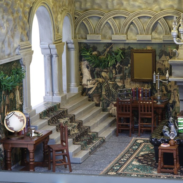 Harry Potter - Sala común de Slytherin con vistas