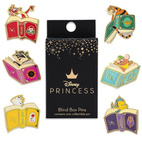 Disney Princess – Libros de las Princesas Disney – Pin esmaltado Caja Sorpresa