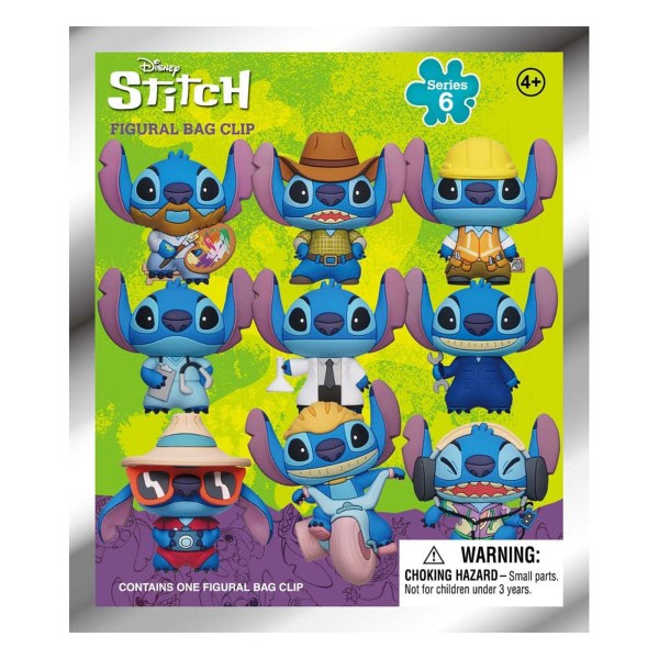 Llavero caja sorpresa mochila 3D Stitch serie 6 - Lilo & Stitch